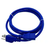 6' Blue Power Cord for DYNEX TV DX-LCD26-09 DX24L150A11 DX32L150A11 DX37L150A11