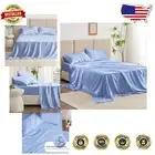 Soft and Smooth Satin King Sheet Set - 4-Piece Luxury Bedding Essentials