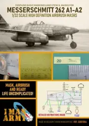 1/32 1ManArmy #DET004 Me262A1/A2 Airbrush Masks