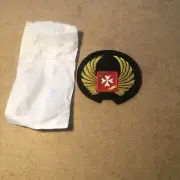 AIR MALTA Air Crew HAT BADGE …..c299