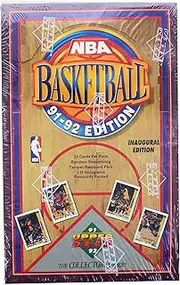 91-92 Upper Deck Basketball Brand New Factory Sealed Box Inaugural Edition