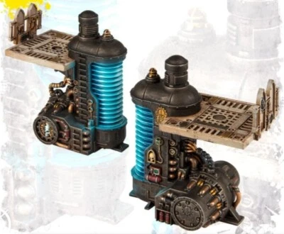 Thermic Plasma Regulator x 2-Sector Mechanicus Terrain-Imperialis-Warhammer 40k