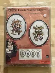 Paragon Needle Hummel Boy Apple Tree Craft Crewel Stitchery Kit 0237 9" x 12"