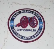 CATC NFLCC ORCA 2025 Gettysburg Pa Antique Tackle Show 3 1/2" Patch (First Show)