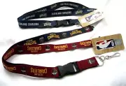 Cleveland Cavaliers Two-Tone+Blue Licensed NBA Keychain/ID Holder Lanyards Set