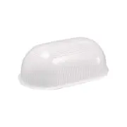Oval Bulkhead and Bollard Shade Large in White Superlux Lighting - QJ3000