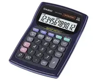 在飛比找Yahoo奇摩購物中心優惠-CASIO 卡西歐 防水防塵計算機(WM-220MS-BU)