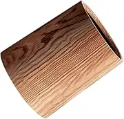 VILLFUL Imitation Wood Grain Trash Can Waste Home Trash Can Rustique Outdoor Pouvelle Decor Basket Household Garbage Bin Room Trashcan Lid Imitation Leather Galvanized Wooden Brush Office