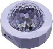 IOIUSKKU Stage Effect Lights for Party Rotation Sound Activated Disco Ball with Glitter Effect Party Lights Indoor Disco ABS, A