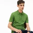 Lacoste Mens Classic Pique Short Sleeve Polo Shirt, Lemon Balm SLIM FIT