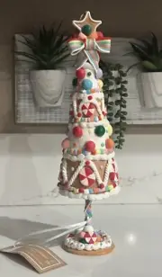 Cupcakes And Cashmere Gingerbread Candy Land Frosted Tree Christmas