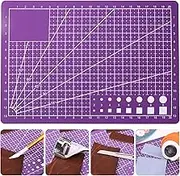 A5 Self Healing Cutting Mat Double Sided, Small Cutting Mat Great for Scrapbooking, Quilting, Fabric, Sewing Crafts Projects