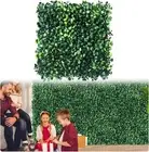 12pcs 10"x10" Grass Wall Panels Backdrop, Artificial Boxwood Hedge Wall