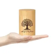 Small Urns for Human Ashes Keepsake Wood Mini Urn Cremation Keepsake Box Urns...