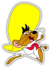 SPEEDY GONZALES HAPPY RIGHT DECAL STICKER 3M US TRUCK VEHICLE WINDOW WAL CARTOON