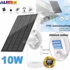 Solar Panel For Eufy Ring CCTV Camera USB Type-C Power Charger Built-in Battery