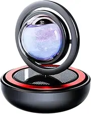 Rrlihjgu Car Diffuser Air Freshener, Solar-Powered Car Air Purifier, Double-Ring Structure, Reusable Dashboard Accessories for Vehicle Home Studio Truck