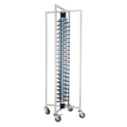 Vogue Mobile Plate Rack 84 Plates - Racking Trolleys (GK978) - GK978