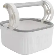 Bird Toilet Stand, Portable Tabletop Bird Potty Bucket Training Tool Perch Place, Aluminum Alloy Stand Pole, Easy Cleanup, Appropriate for Various Spaces