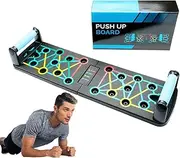 Push Up Board, Foldable Pushup Stand System, Multifunctional Homes Gym Equipment, Targeted Strength Training Tool, Perfect for Men and Women’s Workouts