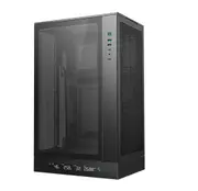 DeepCool CH270 DIGITAL M-ATX Case, Full sized Air Cooler Support,360mm AIO support, USB3.0/Type-C/Hybrid audio ports in I/O,3 Dust Filters,