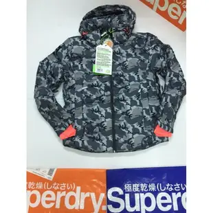 跩狗嚴選 極度乾燥 防水 羽絨 Superdry Snow 男款 零下防寒保暖 透氣科技布料 連帽可拆 滑雪夾克 羽絨衣 風衣 外套 情侶款 雪衣 藍迷彩 黑冰迷彩