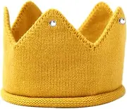 [Beavorty] Beanie Hat Hats Newborn Hat Headbands Flat Cap Warm Headband Flat Cap Headband for Boys Headbands for Boys Yellow Acrylic