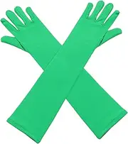 [OATIPHO] Long Sleeve Irish Day Gloves Patrick's Day Party Accessory Gloves Movie Props