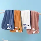 No Shedding Drying Hair Towel Cute Microfiber Hair Drying Wrap Women