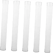 ABOOFAN 5pcs Shipping Tube Lightweight Decorative Storage Container Caps for Transporting Posters and Artworks Compact and Durable Design