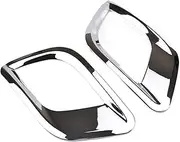 Chrome Rear Fog Light Foglight Lamp Cover Trim Molding Decoration Compatible With Buick Compatible With Encore Compatible With Opel/Compatible With Mokka 2012 2013 2014 2015 2016 Chrome sty