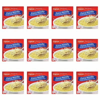 SOUP SECRETS Lipton Instant Soup Mix For a Warm Bowl of Soup Extra Noodle Sou...