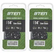 Chainsaw Chain 14 Inch .050 3/8 LP 49DL for WEN 1200 1100 1400 Lumberjack 2-Pack