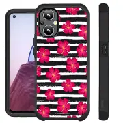 FUSION Case For OnePlus Nord N20 5G Hybrid Phone Cover FLOWER STRIPES