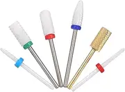 Labymos Nail Drill Set 6PCS Nail Drill Bits Mani Pedi Nail Art Tool for Nail Polish
