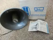1B-A8 University Sound EV 30 Watt 8Ω Paging Talk-Back Loud Speaker NOS Vintage