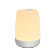 Bebcare Luna Portable Night Light by Bebcare, Multi-Color Soft Ambient Light, Adjustable Brightness, USB-C Charging, Touch Control, Ideal for Nursery, Bedroom