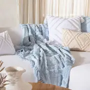 Malvinas Cotton Tufted Throw [HABLMALVT22]