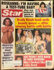 STAR Tabloid July 24, 1990 - NATALIE WOOD - BRADY BUNCH Wedding!