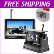 Eco-Friendly Wireless Backup Camera with 170° View for RVs, Trucks, Trailers