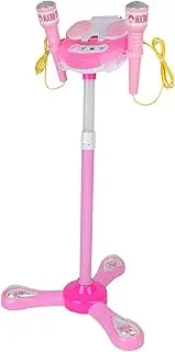Microphone for Kids - Karaoke Stand Set, Toy Singing Mic | Adjustable Playback Microphone with Stand Performances, Funny Music Toy with Sound Effects, Microphone That Worked Co