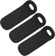 3pcs Washable Shockproof Wine Bottle Cooler Sleeve, Wine Tote, Black for Keeping Drinks Stay Cold Protecting Bottles from Damage Water Bottle Wine Bottle