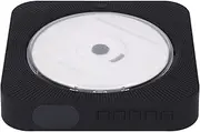 Oreilet CD Player with Speakers, Portable Desktop CD Player for Home, with Protective Cover, Remote Control, Connect with Smartphones, Tablets, Laptops (Black)