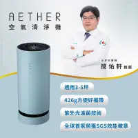 在飛比找Yahoo奇摩購物中心優惠-AETHER 攜帶型空氣清淨機 STM-B(藍)