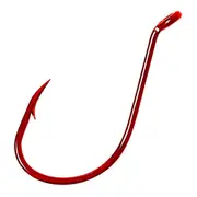 5 Packets of Eagle Claw Lazer Sharp L2R Red Long Shank Octopus Hooks