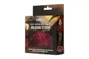 MDG Dice Bag Dragon Storm Velvet Compartment Red Dragon Scales