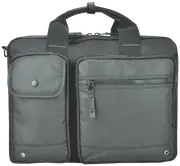 "AGVA 16"" Resilient Laptop Briefcase (Black)"