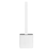 Bathroom Silicone Toilet Brush with Holder Creative Cleaning Brush Set