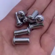 M5 M6 M8 Galvanized Iron Rivets Half Round Head Solid Rivet GB867