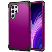MCC Impact Samsung Galaxy S22 Ultra Shockproof 3in1 Rugged Case Cover S908 [Purple]